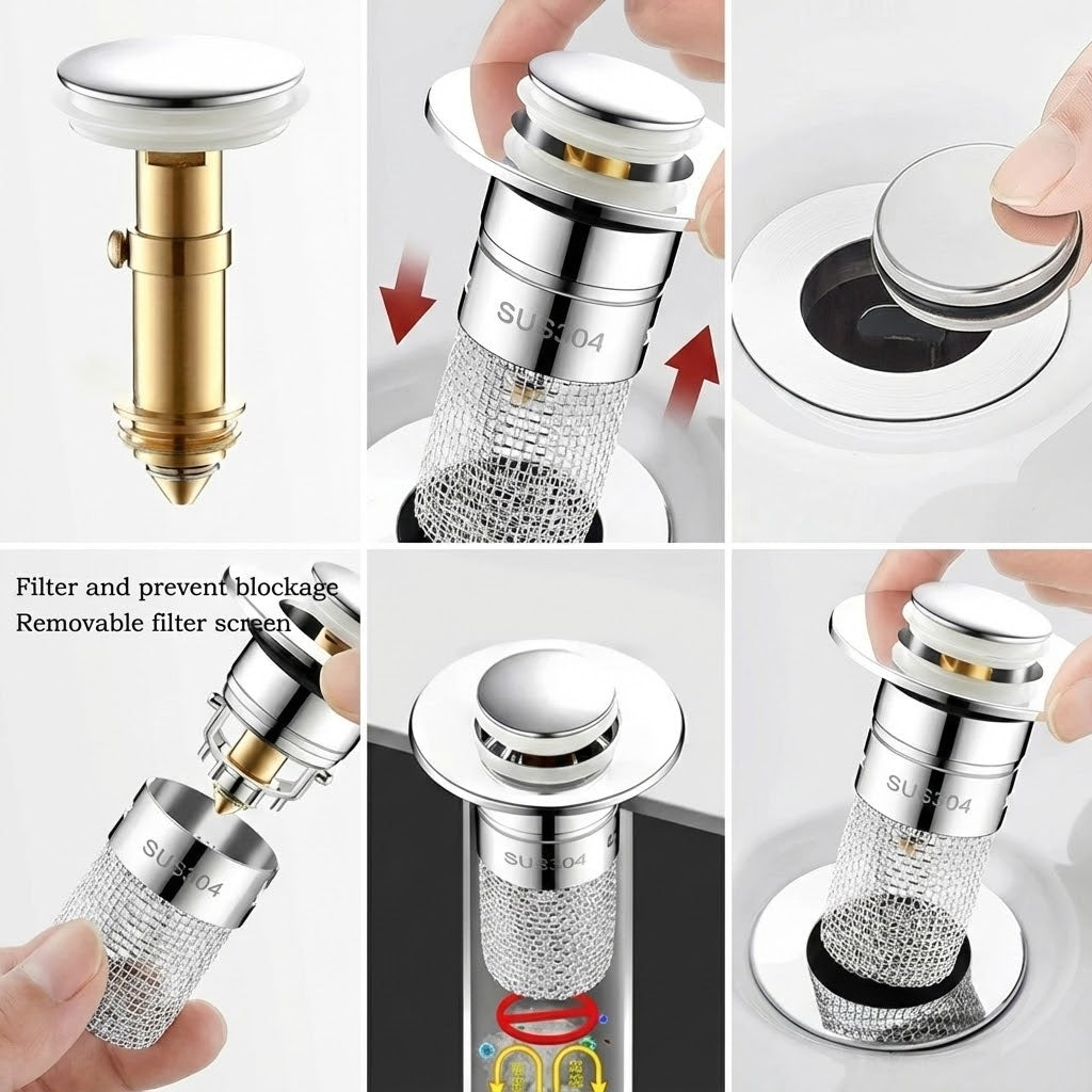 ProSeal™ Pop-Up Drain Core Replacement (34–40mm)