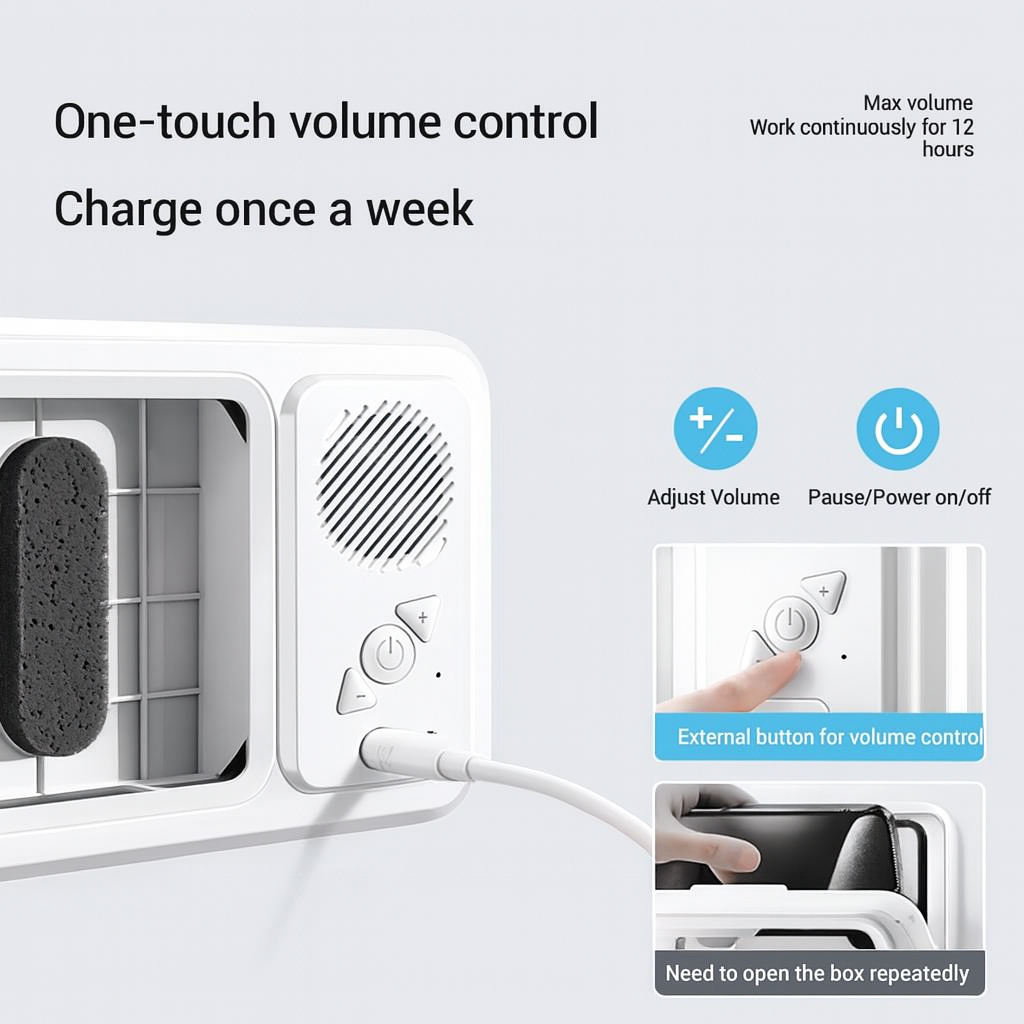 ShowerBox™ Waterproof Bluetooth Speaker Phone Case