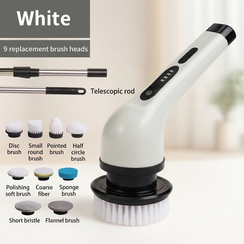 Spinova™ – The 9in1 Electric Cleaning Brush That Does the Scrubbing For You