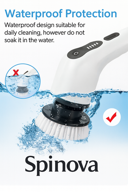 Spinova™ – The 9in1 Electric Cleaning Brush That Does the Scrubbing For You
