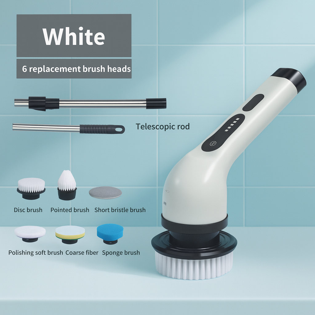 Spinova™ – The 9in1 Electric Cleaning Brush That Does the Scrubbing For You