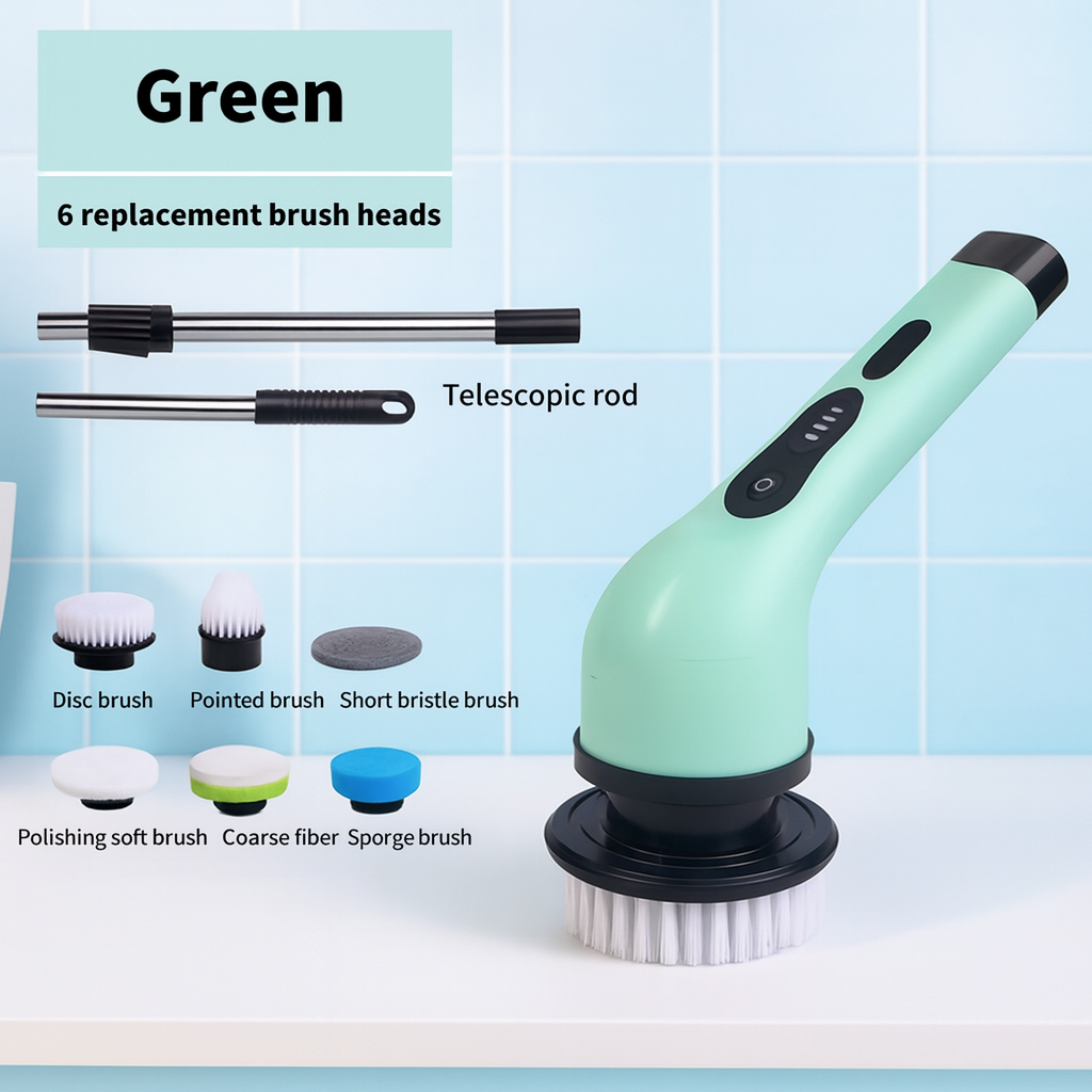 Spinova™ – The 9in1 Electric Cleaning Brush That Does the Scrubbing For You