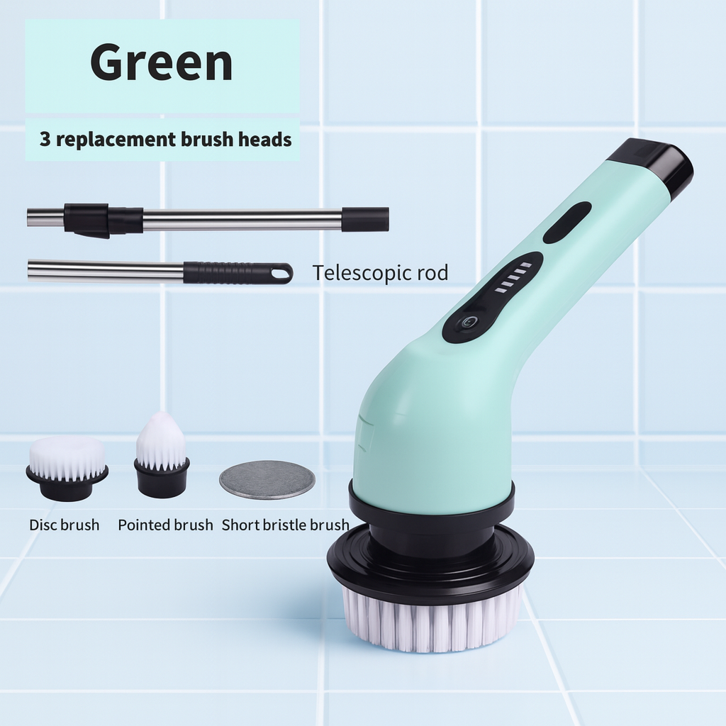 Spinova™ – The 9in1 Electric Cleaning Brush That Does the Scrubbing For You