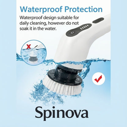 Spinova™ – The 9in1 Electric Cleaning Brush That Does the Scrubbing For You