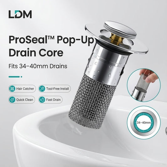 ProSeal™ Pop-Up Drain Core Replacement (34–40mm)