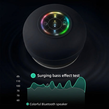 ShowerBox™ RGB Waterproof Suction Bluetooth Speaker